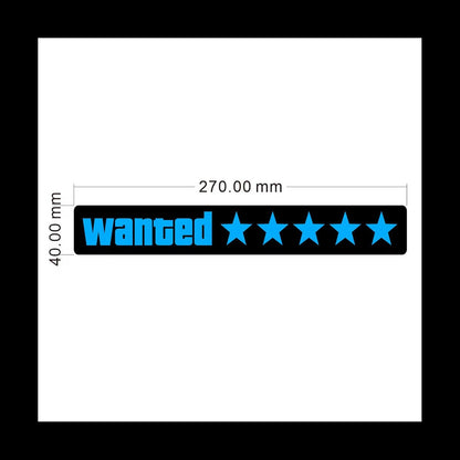 Wanted Level LED Car Sign